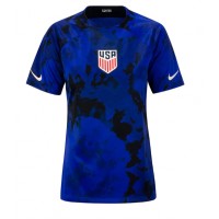 Vereinigte Staaten Fußballbekleidung Auswärtstrikot Damen WM 2022 Kurzarm